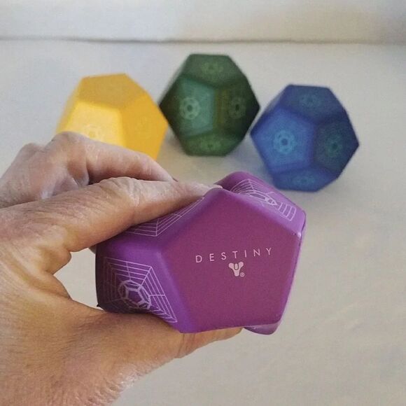 Bungie Merch Destiny 2 Squishy Foam Engram Set of 4 Stress Balls - Picture 3 of 14